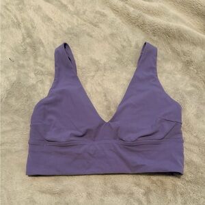 Women's Purple lululemon Align V neck sports bra